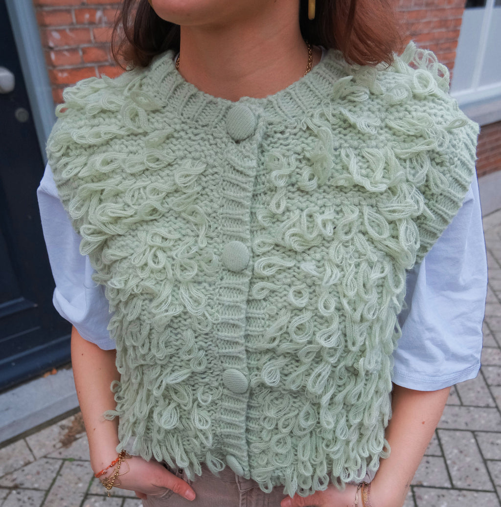 Fringes gilet