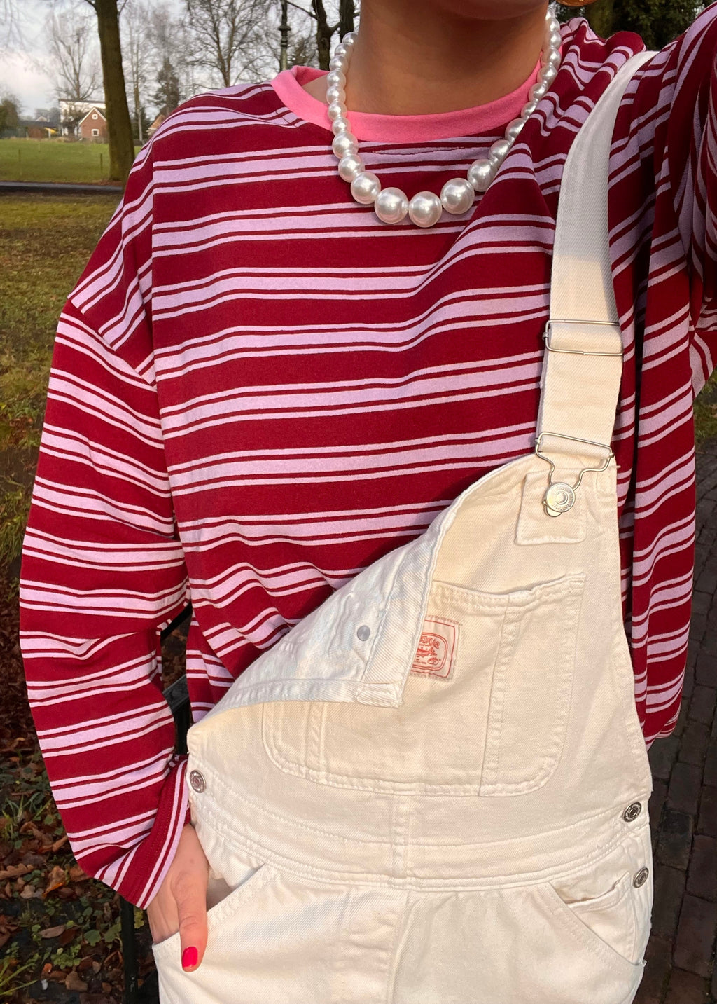 Striped pink longsleeve