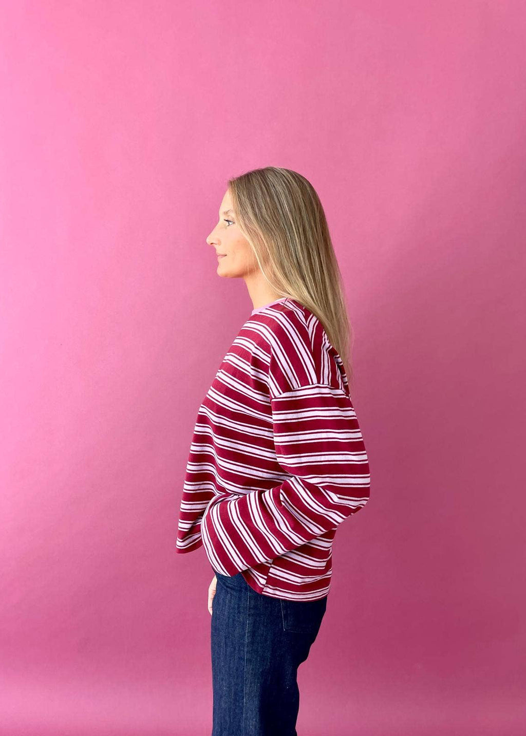 Striped pink longsleeve