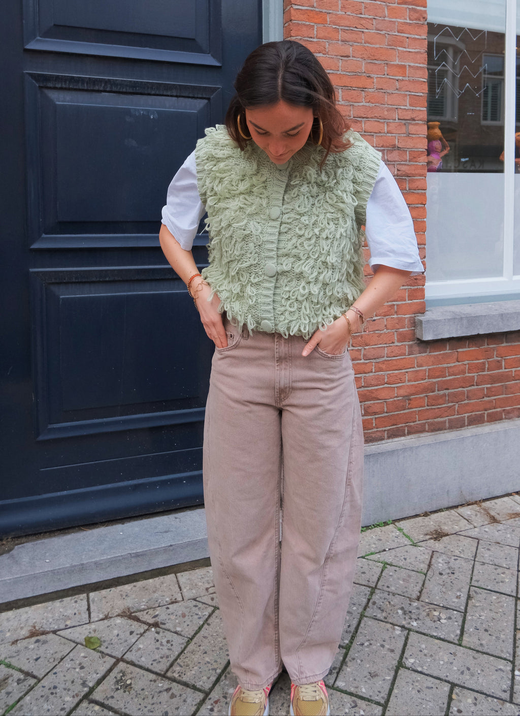 Fringes gilet