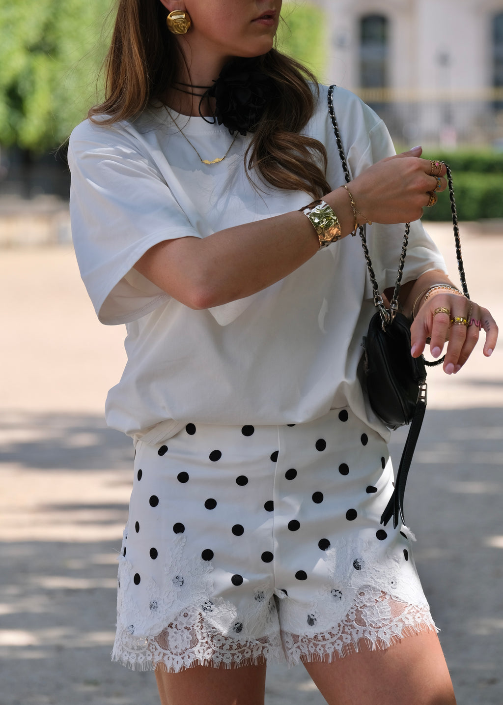 Polka dot short