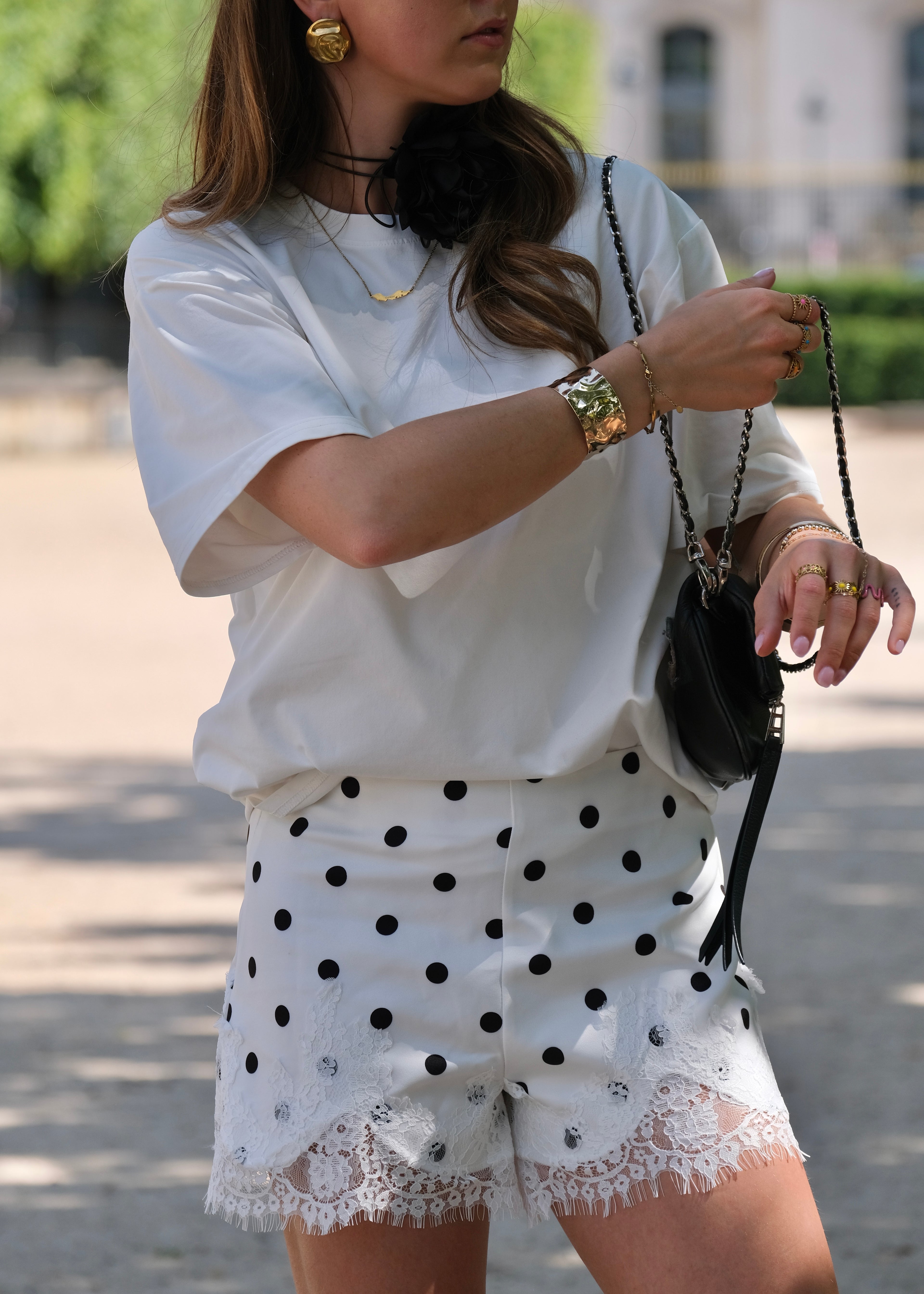 Polka dot short