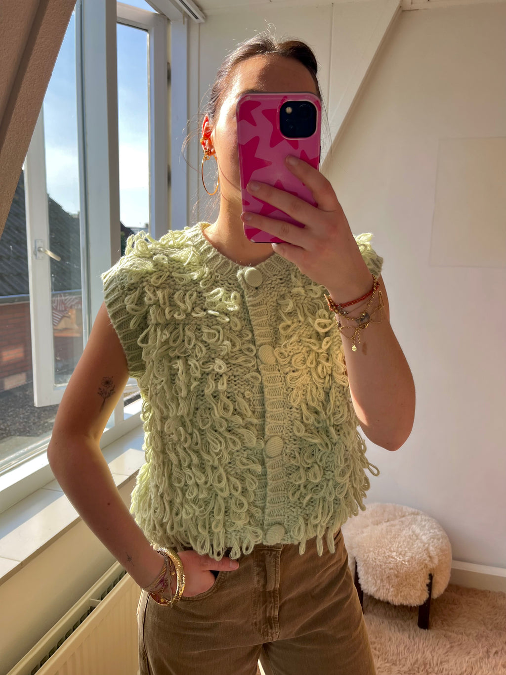Fringes gilet
