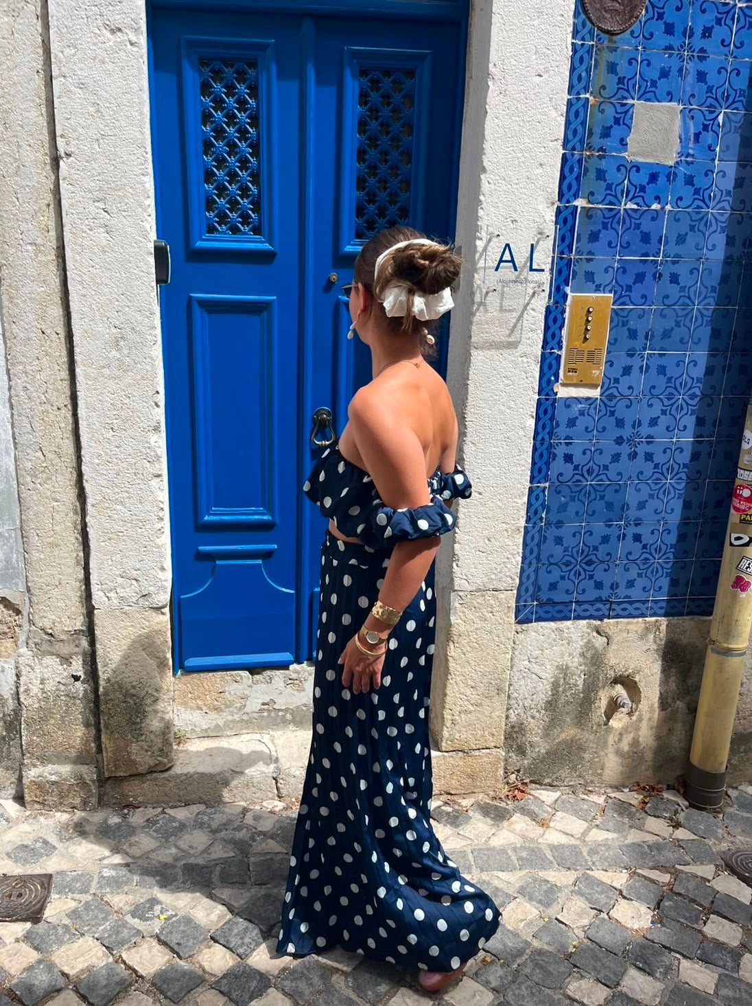 Polka dot set