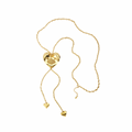 Long necklace heart
