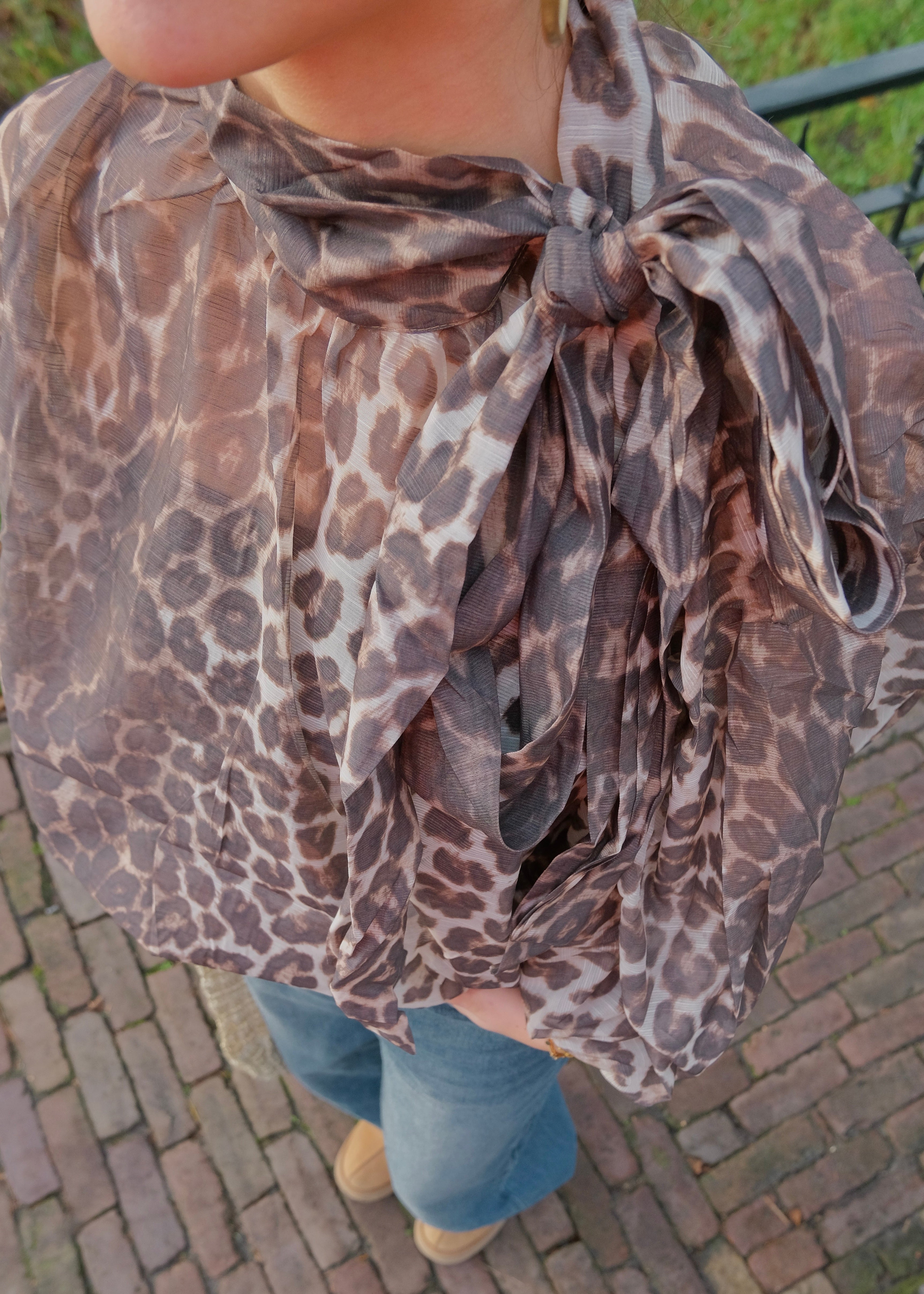 Leopard blouse