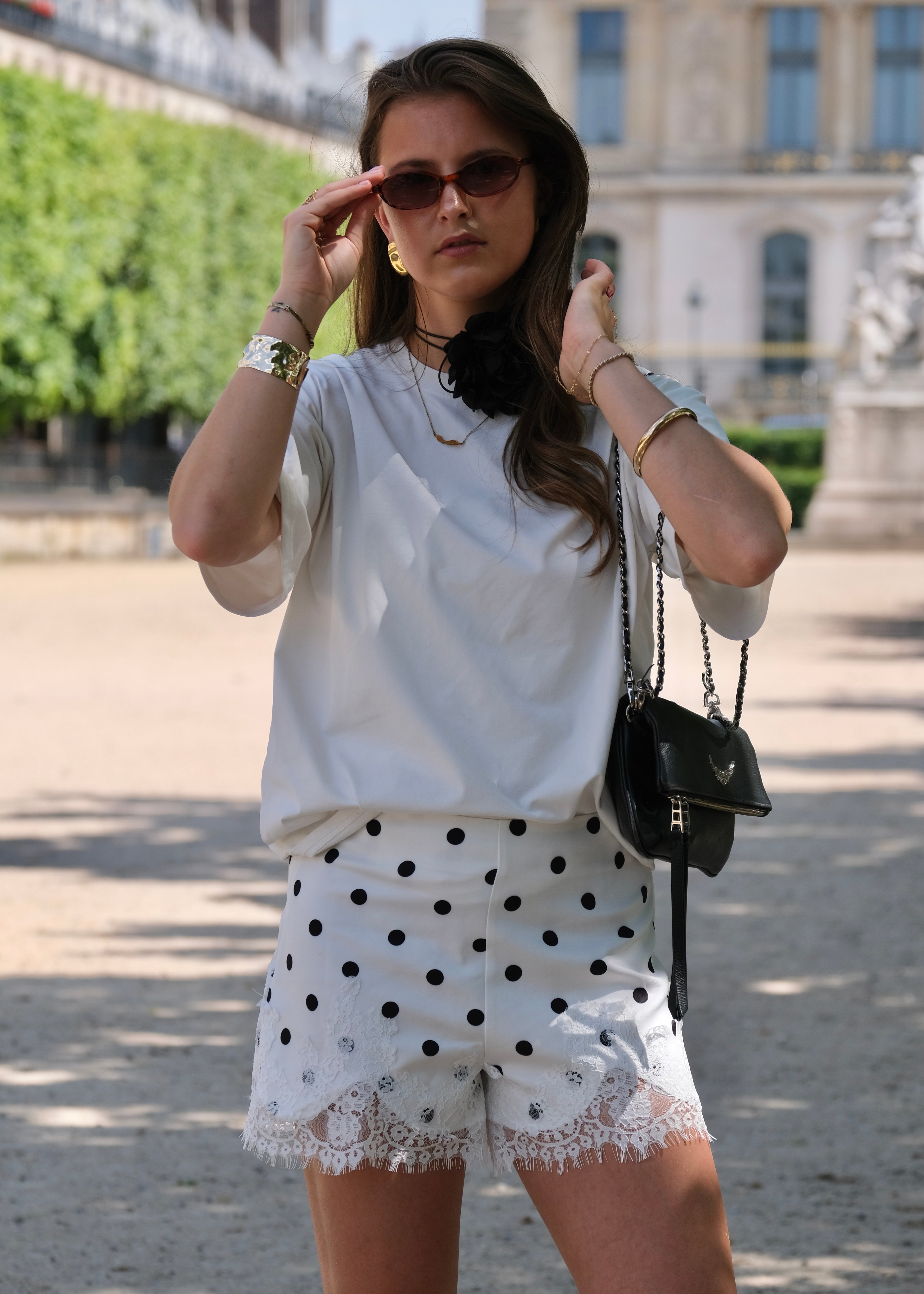 Polka dot short