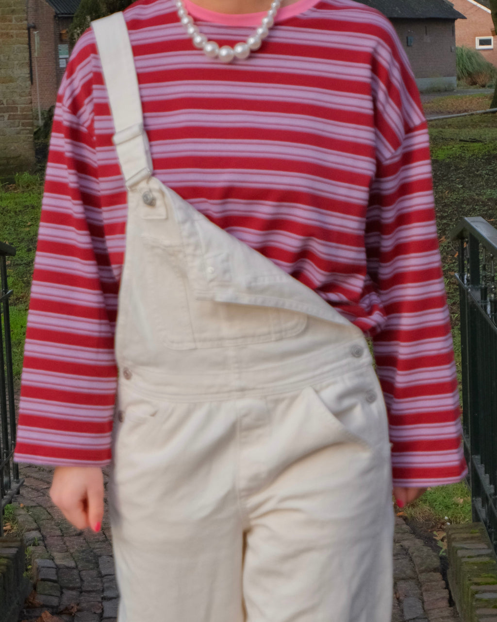 Striped pink longsleeve